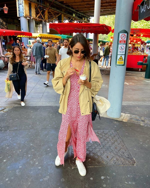 @nao_zaragoza savouring an ice cream at Borough Market